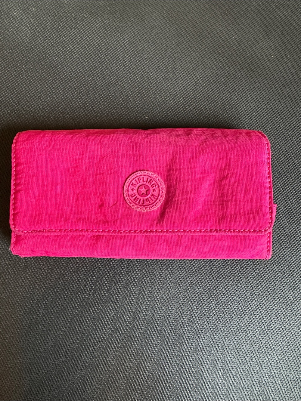 Kipling Hot Pink Fold-Over Wallet
